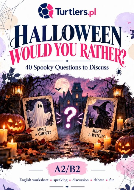 HALLOWEEN | WOULD YOU RATHER? – 40 Spooky Questions | SPEAKING A2/B2 |