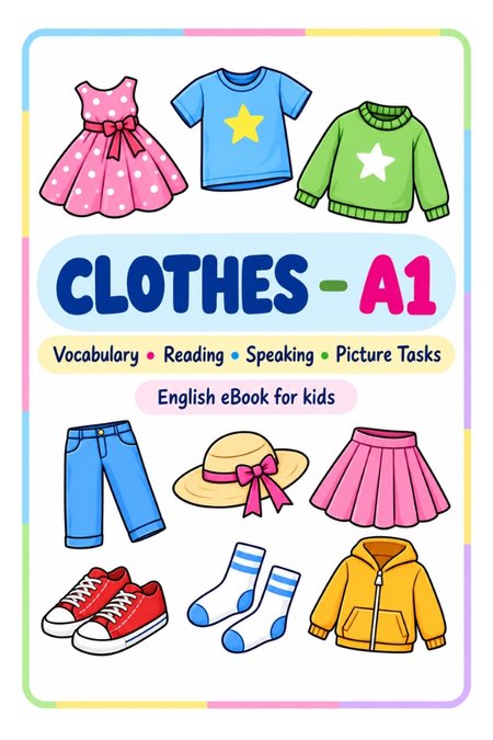 CLOTHES A1 ( KLASA 1 - 3 ) KARTA PRACY 