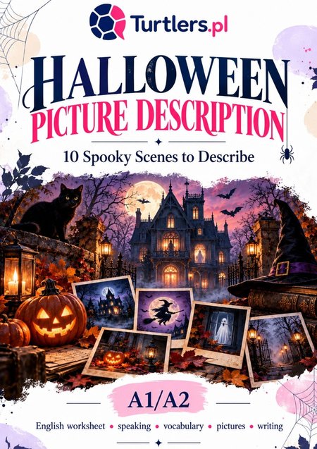 HALLOWEEN | PICTURE DESCRIPTION – 10 Spooky Scenes to Describe | A1/A2