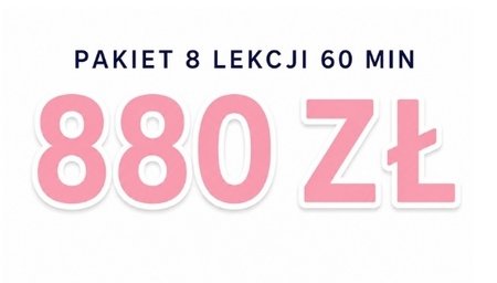 Pakiet 8 lekcji x 60 min