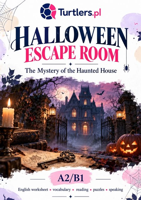 HALLOWEEN | ESCAPE ROOM – The Mystery of the Haunted House | A2/B1