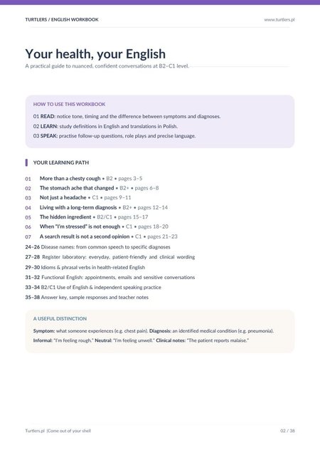 HEALTH & SICKNESS | B2 | C1