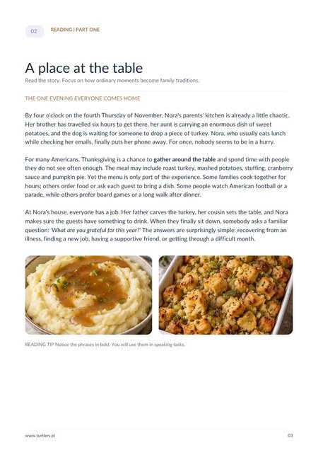 THANKSGIVING | GATHER AROUND THE TABLE | B1 / B2 