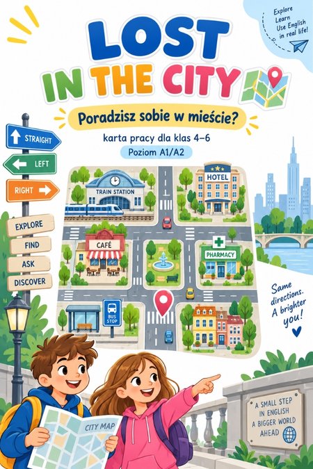 LOST IN THE CITY: KARTA PRACY | KLASY 4 -6 