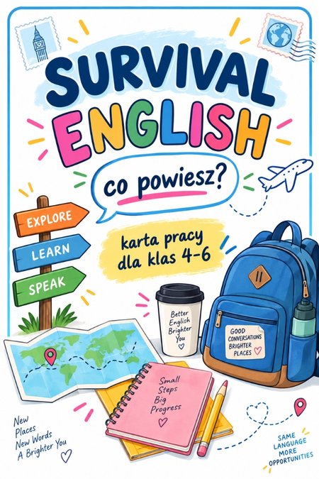 SURVIVAL ENGLISH: KARTA PRACY | KLASY 4 - 6