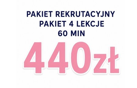 Pakiet 4 lekcji ( rozmowa o pracę ) 