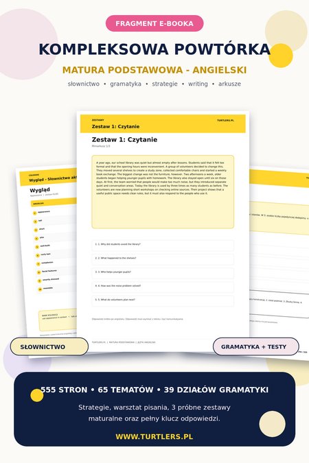 ZESTAW MATURALNY: MATURA PODSTAWA + PLANNER GRATIS! 