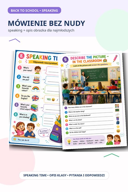 BACK TO SCHOOL BUNDLE ( 5 LEKCJI NA POZIOMACH A1 - A2 - B1 - B2 ) 