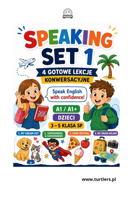 SPEAKING SET 1 : ANGIELSKI DLA DZIECI 3-5 KLASA SP 
